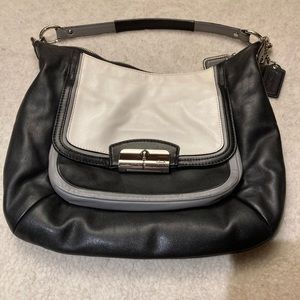 Coach Kristin leather colorblock purse